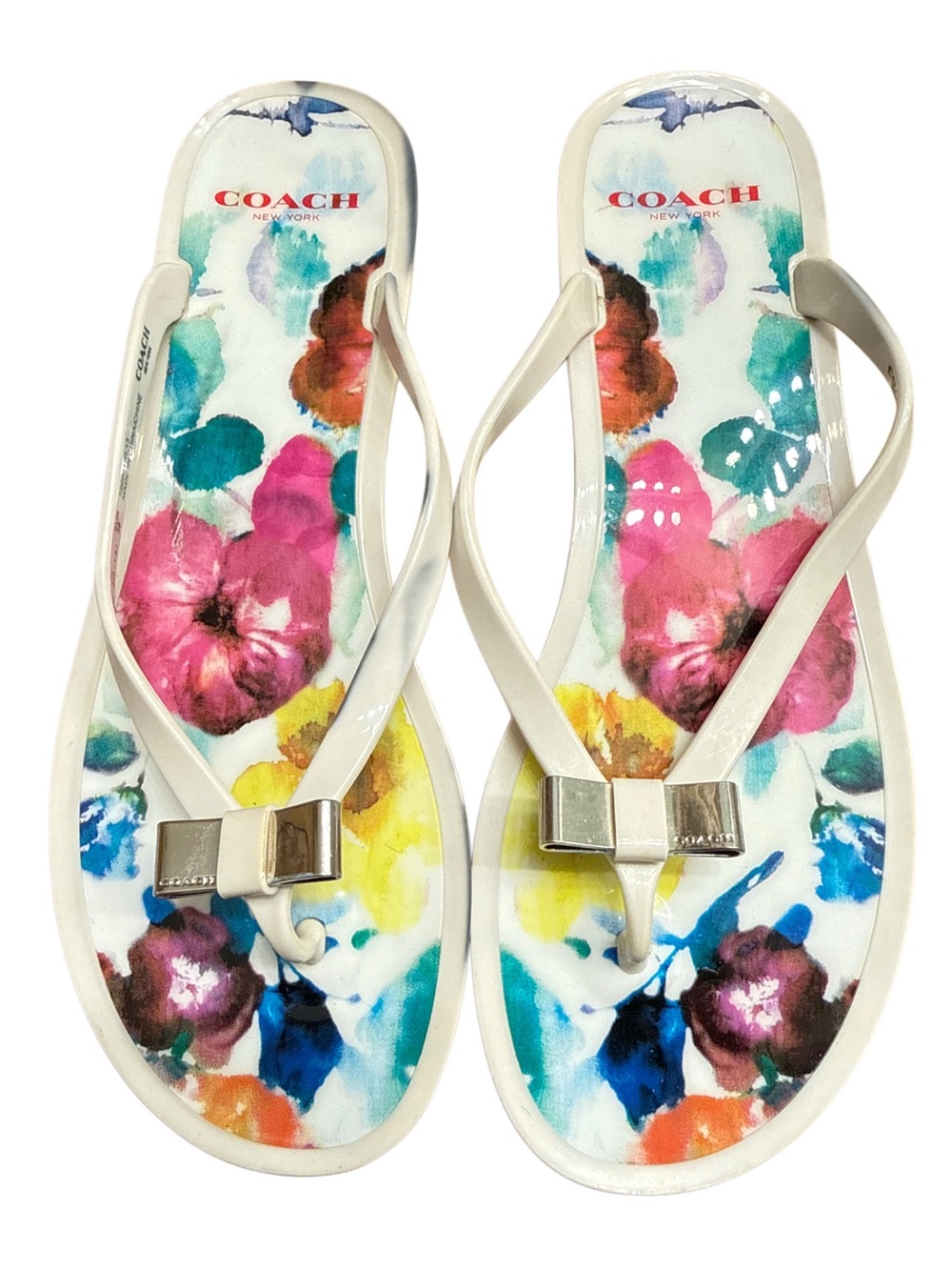 COACH LANDON JELLY FLIP FLOPS